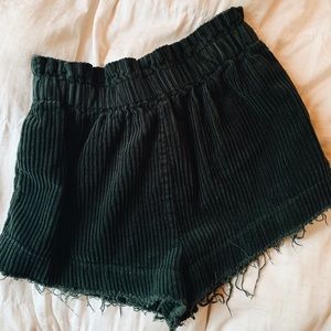 Urban Outfitters Frayed Corduroy Shorts